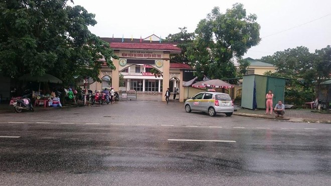 Làm rõ vụ 'sản phụ chết với mảnh xương trong tử cung' Bệnh viện Đa khoa Đức Thọ, nơi thai lưu được lấy ra.