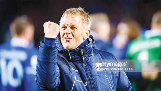 Vòng loại World Cup 2018: Iceland viết tiếp chuyện cổ tích? HLV Hallgrimsson được kỳ vọng sẽ tiếp tục giúp Iceland viết lên câu chuyện cổ tích ở vòng loại World Cup 2018. Ảnh: Getty Images
