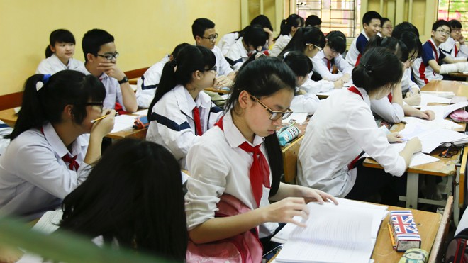 'Bội thực' các cuộc thi cho học sinh Không nên lạm dụng các cuộc thi để tạo cho trẻ thói quen thích thành tích. Ảnh: Ngọc Châu