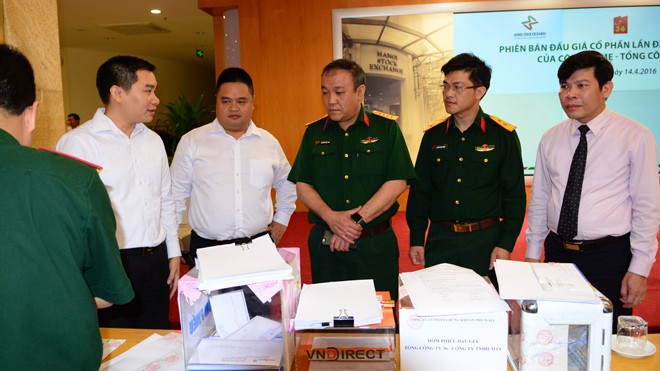 Rút ngắn thời gian giao dịch cổ phần IPO Phiên IPO Công ty mẹ - Tổng công ty 36 (Bộ Quốc phòng) có số lượng đăng ký mua gấp 3,6 lần số cổ phần chào bán