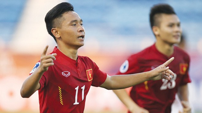 U19 Việt Nam đá có đẹp? Hồ Minh Dĩ ăn mừng bàn thắng mở tỷ số trong trận đấu với U19 UAE. Anh là một trong những cầu thủ U19 VN được trang web AFC đánh giá cao về kỹ thuật và tinh thần chiến đấu. Ảnh: AFC.com