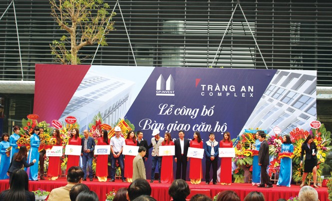 Sau 359 ngày tốc lực thi công, Tràng An Complex về đích vượt tiến độ GP.INVEST tổ chức vinh danh các nhà thầu thi công Dự án Tràng An Complex