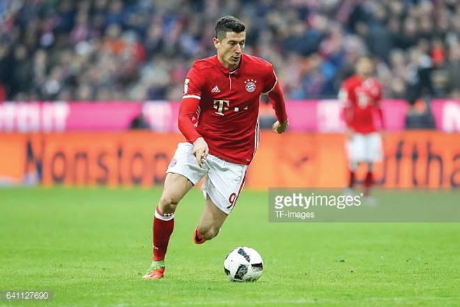 Hùm xám 'khinh' Pháo thủ Lewandowski xem nhẹ đối thủ Arsenal ở vòng knock - out Champions League. Ảnh: Getty Images