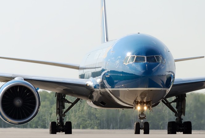 Boeing hỗ trợ hàng không Việt bay thẳng đến Mỹ Một chiếc Boeing 777 đang được Vietnam Airlines khai thác.