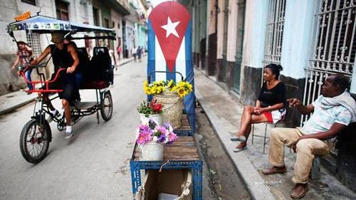 Mỹ, Cuba sắp có cuộc đàm phán lịch sử Hình ảnh trên đường phố Havana, Cuba. Ảnh: Reuters