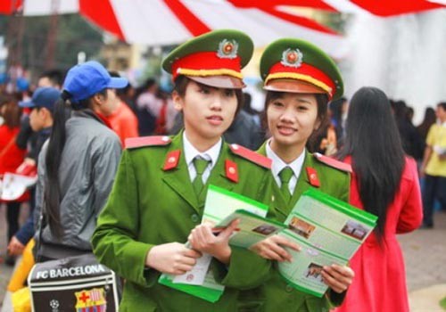 Điểm chuẩn vào các trường khối công an nhân dân Ảnh minh họa