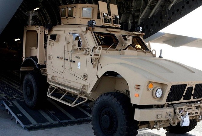 Mỹ viện trợ cho Iraq hàng trăm xe bọc thép chống mìn Xe bọc thép chống mìn (MRAP)
