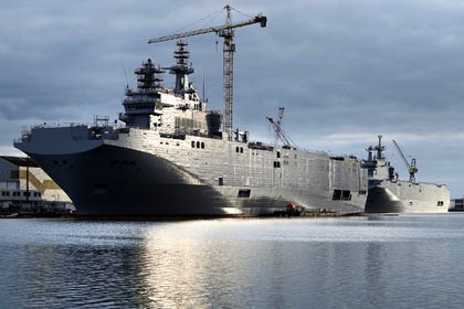 Nga chính thức yêu cầu Pháp giải thích tình trạng tàu Mistral Tàu hỗ trợ đổ bộ trực thăng Mistral