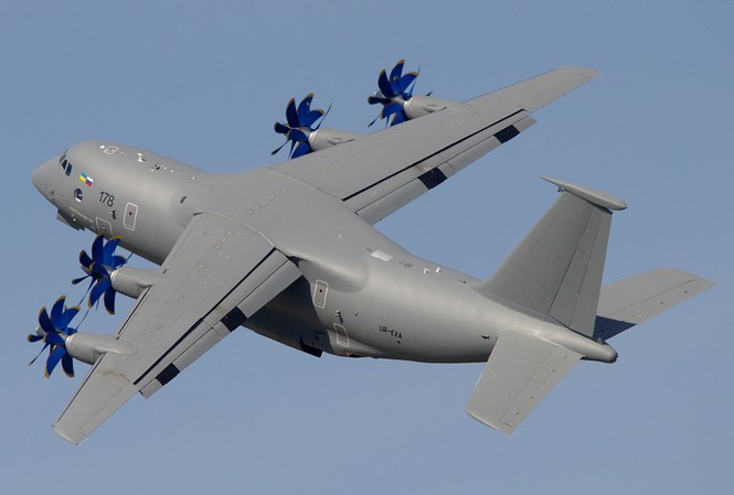 Ukraine bắt đầu sản xuất hàng loạt 'ngựa thồ bay' An-70 Máy bay vận tải An-70