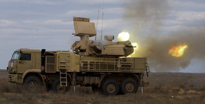Nga tiết lộ sức mạnh mới của ‘mãnh thú’ Pantsir-SM Ảnh: Bộ Quốc phòng Nga