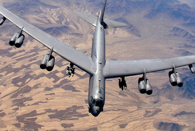Mỹ không bỏ ‘pháo đài bay’ B-52 sau vụ rơi động cơ Ảnh: Bộ Quốc phòng Mỹ