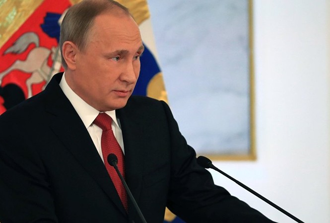 Tổng thống Putin: ‘NATO muốn đối đầu với Nga’ Ảnh: Tass