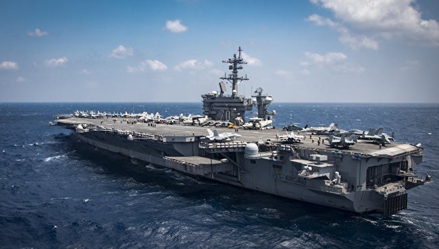 Nguy cơ tiềm ẩn khi Mỹ đưa tàu sân bay tới gần Triều Tiên Ảnh: US Navy