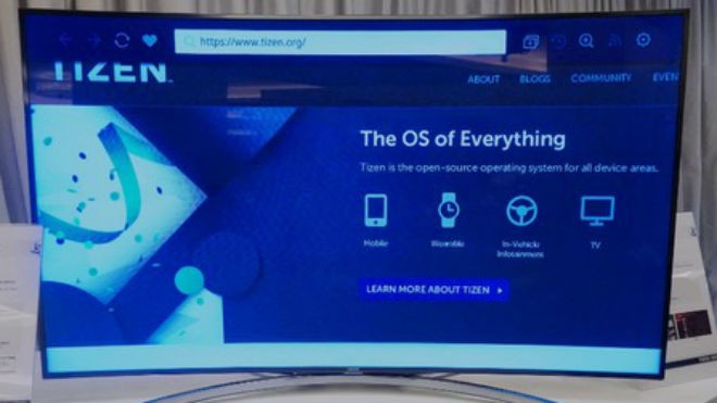 Samsung chuyển sang sản xuất Smart TV nền tảng Tizen từ 2015 Samsung chuyển sang sản xuất Smart TV nền tảng Tizen từ 2015