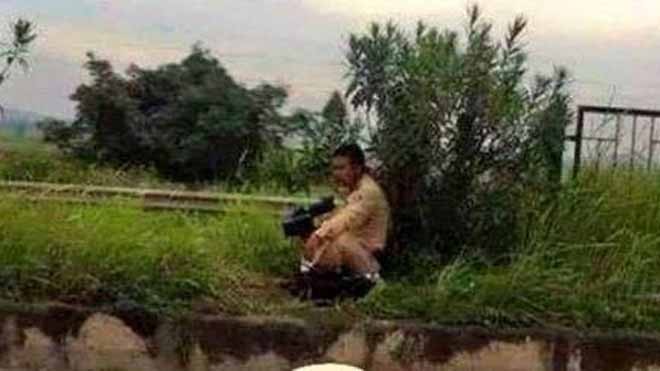 “Núp bụi cây bắn tốc độ”: Bộ Công an khẳng định hoá trang là cần thiết Ảnh: báo Công lý