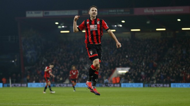 Leicester thua trận thứ tám tại Ngoại hạng Anh Bàn thắng của Pugh giúp Bournemouth duy trì phong độ ấn tượng gần đây. Ảnh: Reuters.
