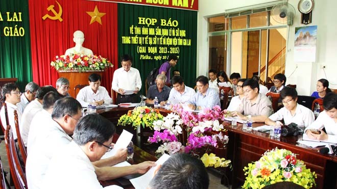 Vụ sai phạm 67 tỷ tại ngành y tế Gia Lai: Bản thông cáo kỳ lạ Toàn cảnh buổi họp báo