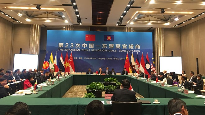 Asean - Trung Quốc nhất trí dự thảo khung COC Asean - Trung Quốc nhất trí dự thảo khung COC