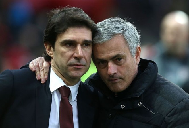 M.U mất phương hướng, Mourinho 'cầu viện' ai? HLV Mourinho muốn tái hợp trợ lý cũ Aitor Karanka.
