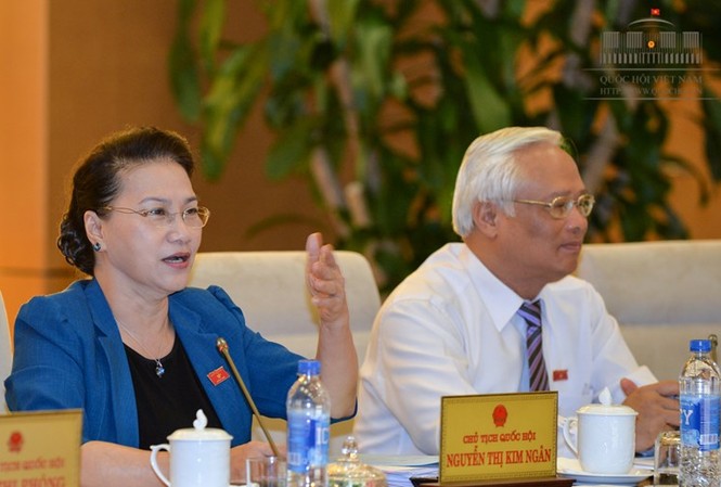 'Xã hội hoá cũng là nguồn lực quốc gia, không thể lãng phí' Chủ tịch Quốc hội Nguyễn Thị Kim Ngân tại phiên họp Uỷ ban Thường vụ Quốc hội