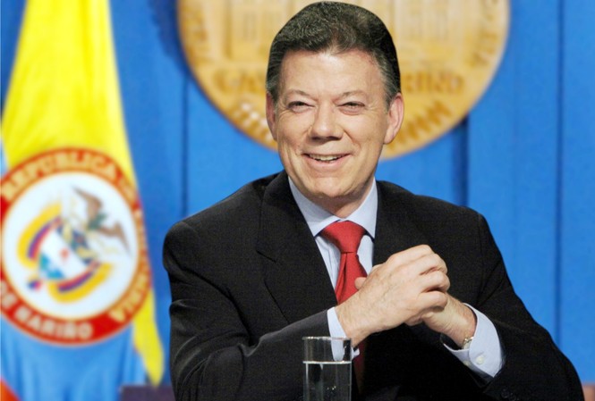 Tổng thống Colombia nhận giải Nobel Hòa bình Tổng thống Colombia Juan Manuel Santos - chủ nhân giải Nobel Hòa bình 2016.