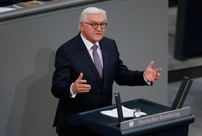 Đức có tân tổng thống mang quan điểm 'không thân thiện' với Trump Tân Tổng thống Đức Frank-Walter Steinmeier. Ảnh: AFP