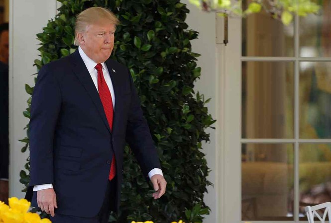 Tổng thống Trump: Hai tuần, năm quan điểm khác nhau về Syria Tổng thống Trump dường như vẫn chưa có một chiến lược cụ thể đối với Syria. Ảnh: Reuters