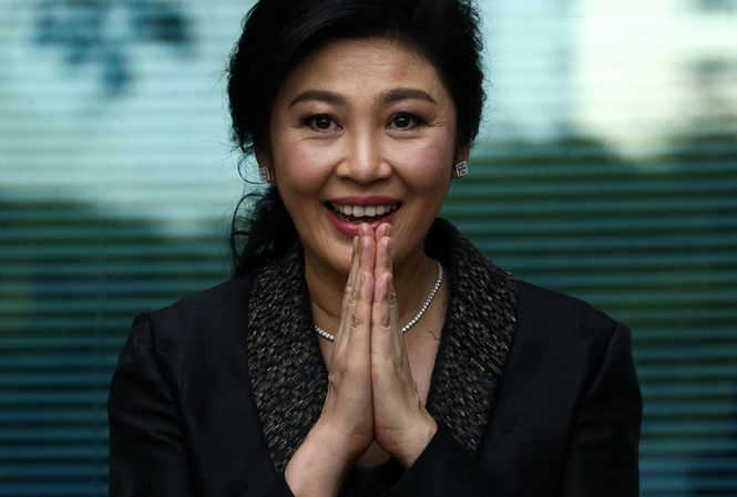 Đảng Pheu Thai: ‘Bà Yingluck sẽ lên tiếng vào thời điểm thích hợp’ Cựu Thủ tướng Yingluck Shinawatra xuất hiện trước tòa án Tối cao Thái Lan vào ngày 1/8. Ảnh: Reuters