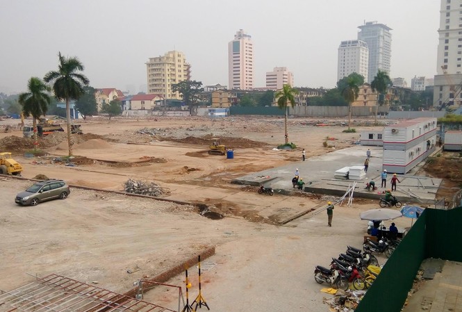 Chi tiết báo cáo của Hà Nội về dự án cao ốc Giảng Võ Khu đất 148 Giảng Võ được nhà đầu tư chuẩn bị mặt bằng để thực hiện dự án chung cư cao cấp