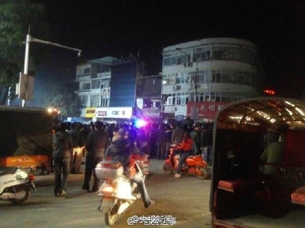 Bình gas phát nổ, 25 người thương vong Khu vực xảy ra vụ nổ.
