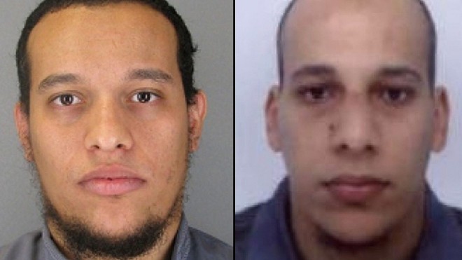 Hai anh em gây thảm án ở Paris là người thế nào? Said Kouachi (trái) và Cherif Kouachi