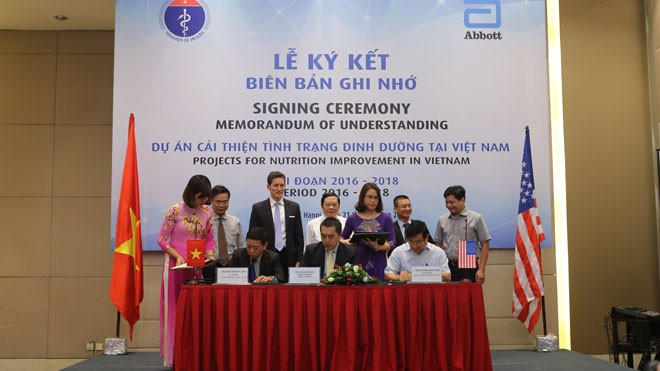 Hướng dẫn quốc gia về dinh dưỡng cho bà mẹ mang thai và cho con bú Bộ Y tế và Abbott ký Bản Ghi nhớ hợp tác.