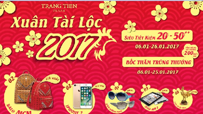 Xuân Tài Lộc 2017 cùng Tràng Tiền Plaza Xuân Tài Lộc 2017 cùng Tràng Tiền Plaza
