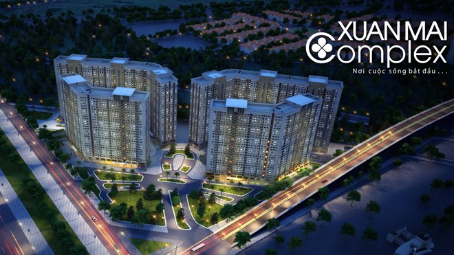 Mở bán Xuân Mai Complex – đón đầu xu hướng bất động sản tầm trung năm 2017 Phối cảnh dự án Xuân Mai Complex