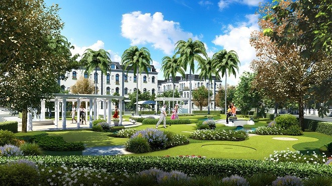 Vinhomes Riverside - The Harmony: Sự kết hợp hài hoà của phong cách kiến trúc đông – tây Thảm thực vật phong phú tại Vinhomes Riverside- The Harmony