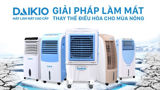Trải nghiệm tính năng vượt trội của máy làm mát cao cấp Daikio Daikio có nhiều mẫu mã đáp ứng nhu cầu của người tiêu dùng