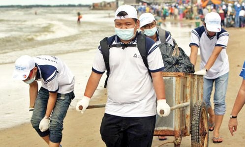 4.000 bạn trẻ tham gia chiến dịch ‘Hãy làm sạch biển’ Ảnh minh họa.