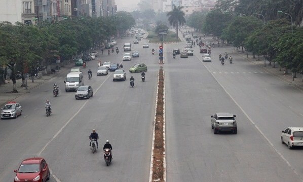 Đường phố Hà Nội vắng vẻ ngày đầu năm mới 2017 Đường phố Hà Nội vắng vẻ ngày đầu năm mới 2017