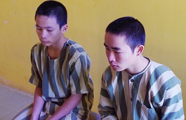 Bắt nhóm trộm tuổi teen chuyên đục két sắt Lò Minh Quân và Lục Văn Quang tại cơ quan điều tra