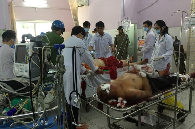 Án mạng trong chùa, nhiều người thương vong Các nạn nhân đang cấp cứu tại bệnh viện