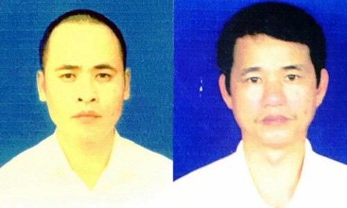 Cảnh sát dựng đám cưới giả để bắt sới bạc Trần Đức Thông (ảnh phải) và Lê Quang Dũng ra đầu thú