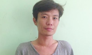 Camera an ninh lật mặt tên trộm Đối tượng Phạm Hùng Tấn tại cơ quan công an - Ảnh: Tuấn Thành
