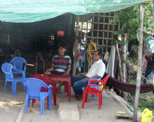 Bị đánh, cướp mất hàng trăm triệu đồng khi rời ngân hàng Tiệm sửa xe của ông Lê - nơi ông Tùng bị một thanh niên cạy cốp xe lấy mất 250 triệu đồng