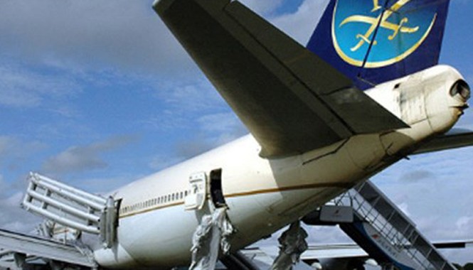 Ả Rập Xê Út sẽ cấm nam nữ ngồi cạnh nhau trên máy bay Máy bay của hãng Saudi Arabian Airlines. Ảnh: AFP.