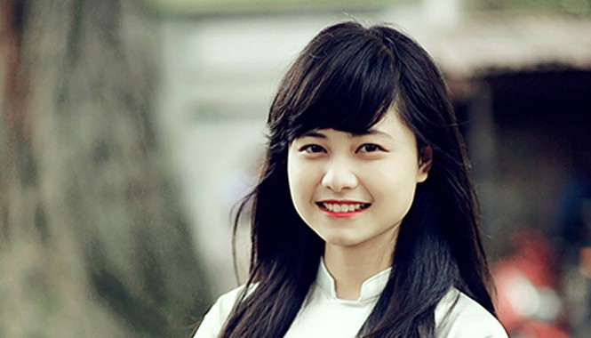 Vẻ đẹp dịu ngọt của các nữ sinh trường Giao thông Vẻ đẹp dịu ngọt của các nữ sinh trường Giao thông