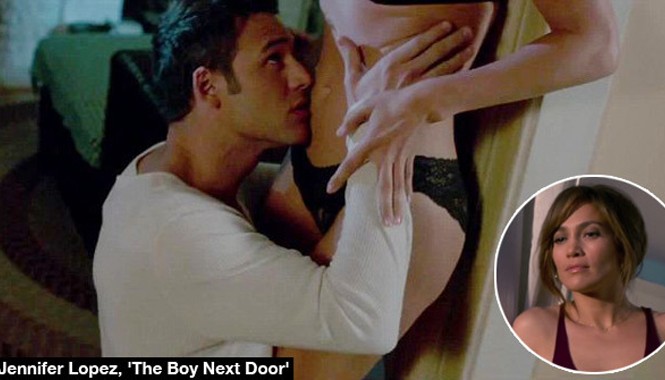 Jennifer Lopez đóng cảnh nóng với người trẻ hơn mình 18 tuổi Jennifer Lopez và Ryan Guzman trong cảnh mây mưa.