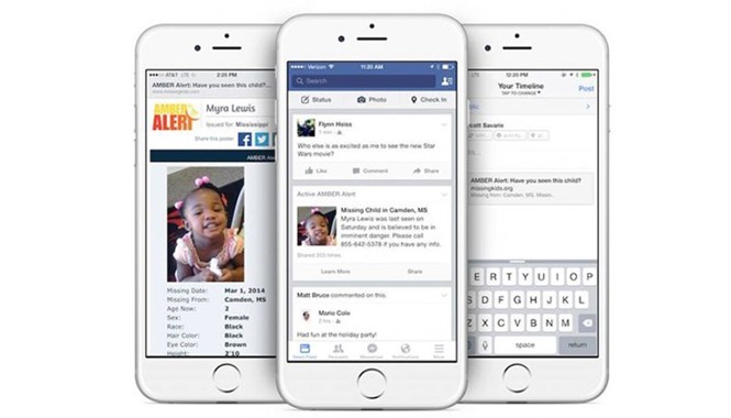 Facebook triển khai dự án cảnh báo và tìm kiếm trẻ mất tích Facebook triển khai dự án cảnh báo và tìm kiếm trẻ mất tích