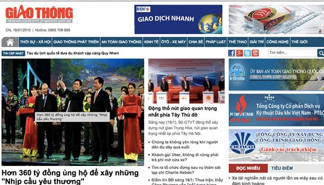 Báo Giao thông vận tải đổi tên và giao diện Báo Giao thông vận tải đổi tên và giao diện