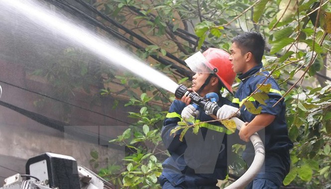 Cháy kho lưu trữ tài liệu của trụ sở UBND xã Ảnh minh họa: Doãn Tấn/TTXVN.