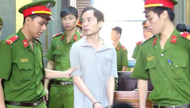 Y án tử kẻ sát hại vợ sáng mùng 2 Tết Bị cáo Sơn sau phiên xử.